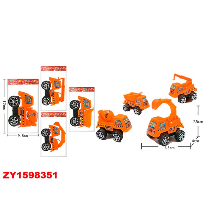 Машина инерционная 399-20 Строительная техника в пак. ZY1598351 - фото 23996