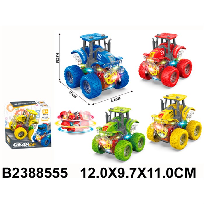 Машина на батарейках YM-1112A трактор в коробке 2388555 - фото 23973