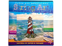 Набор для творчества в технике "Маяк" String art ST-02