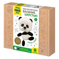 Набор для творчества. Валяние шерстью, брелок "Панда" (подвижные детали) 05297