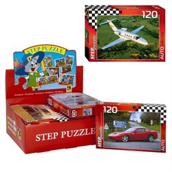 Пазлы 120 "Золотая серия-10 (машины)" 75010