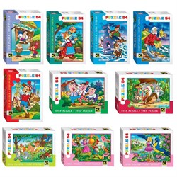 Пазлы 54 "Любимые герои - 2" 71034