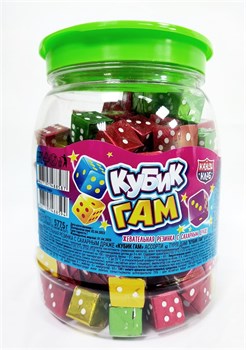 Жевательная резинка с сахарным драже "Кубик ГАМ" ассорти, 3,5 гр GUM051-1