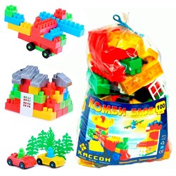 Конструктор Комби Блок 100 деталей 4-512 4-512