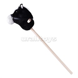 Игрушка "Лошадка" на палке (черно/белая) 2465/45