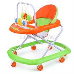 Ходунки "Бабочки" (зеленый-оранжевый) в пакете 902-D-3