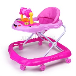 Ходунки "Веселая карусель" (цвет розовый) 907-1