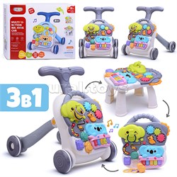 Игровой центр-Каталка "Слоник и коала" цвет серый, в коробке 368-57H