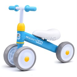 Беговел трехколесный Rocket 134-BL, колеса EVA, цвет синий RO134-BL