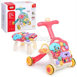 Игровой центр-Каталка "Слоник и коала" цвет красный, в коробке 668-20