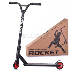 Самокат трюковый ROCKET,колеса PU/пластик 100 мм,ABEC 7 R0061.RD
