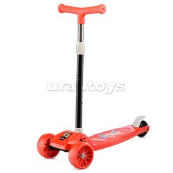 Самокат 3-х кол., колеса световые PU, красный U066845Y