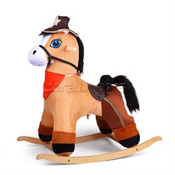 Качалка Конь Шериф, цвет коричневый 98047005