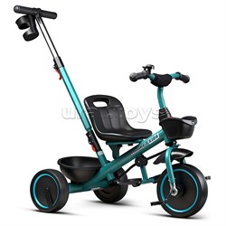 Велосипед трехколесный Rocket 107NEW, колеса резиновые10"/8", цвет зеленый XEL-107NEW-GN