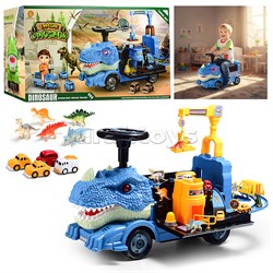 Каталка "Планета динозавров" в коробке ZH918