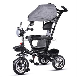 Велосипед 3-х колесный, серый 5088-2