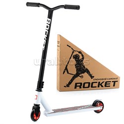 Самокат трюковый ROCKET,колеса PU/алюминий 100 мм,ABEC 7 R0064.WT