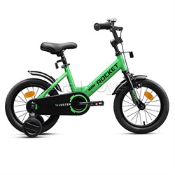 Велосипед 14" Rocket Juster, цвет зеленый 14.JUSTER.GN.26