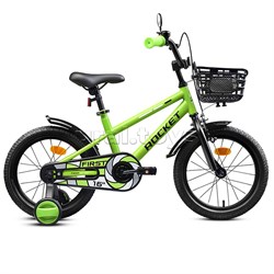 Велосипед 16" Rocket First, цвет зеленый 16.FIRST.GN.26