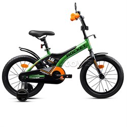 Велосипед 16" Rocket Phoenix, цвет зеленый 16.PHOENIX.GN.26