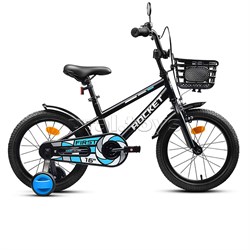 Велосипед 16" Rocket First, цвет черный 16.FIRST.BK.26