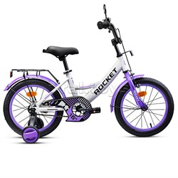 Велосипед 16" Rocket Gem, цвет белый/фиолетовый 16.GEM.WT/PR.26