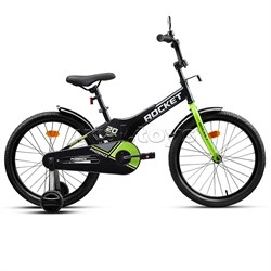 Велосипед 20" Rocket Phoenix, цвет черно/зеленый 20.PHOENIX.BK/GN.26