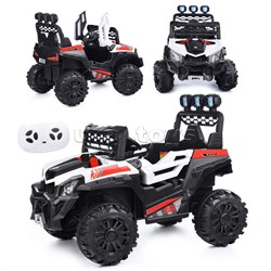 Электромобиль "Загородный движ" на аккумуляторе, с р/у управлением, в коробке (белый) U023400Y