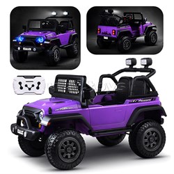 Электромобиль детский "Городской внедорожник" (цвет черный) NEL-618