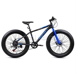 Велосипед 24" Rocket Fat 24, цвет черный/синий, размер 15" 24AD.FAT.15BK.25