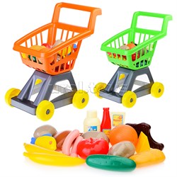 Тележка для супермаркета с продуктами У999