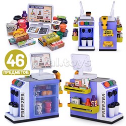 Игровой набор супермаркет "Эконом маркет" (46 предметов) в коробке 668-136