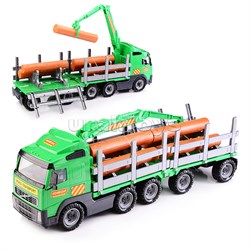 Автомобиль Лесовоз с прицепом 8725