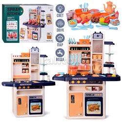 Игровой набор кухня "Давай играть" (свет, звук) 69 предметов, в коробке 889-239