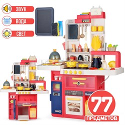 Игровой набор кухня "Маленький повар" (свет, звук, пар) в коробке 889-274