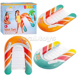 Надувной матрас-плот для плавания 84х79см "Surfs Up", до 40кг, 58172NP INTEX UT-58172NP