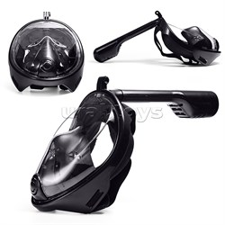 Маска для плавания и снорклинга, цвет Микс UT-00-4084