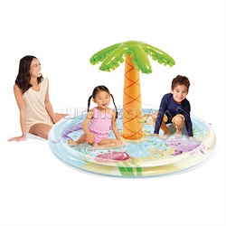 Бассейн детский надувной с фонтанчиками "Пальма" (173х104 см, 166 л)  INTEX 56433NP UT-56433NP