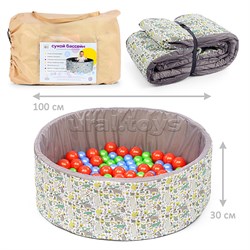 Сухой бассейн "Лесные жители" (100см х 30см) UT-454972