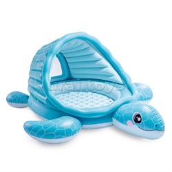 Бассейн надувной "Черепашка" 15л,  61x15см от 1 до 3 лет, 48677NP INTEX UT-48677NP