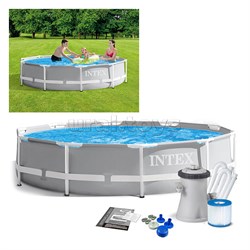 Бассейн каркасный Prism Frame, 305 х 76 см, фильтр-насос, 26702NP INTEX UT-26702NP