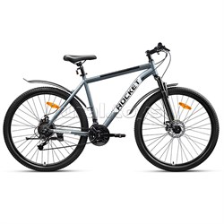 Велосипед 29" Rocket Crater 29, цвет серый/белый, размер 21" UT-29SD.CRATER.21GR/WT.26