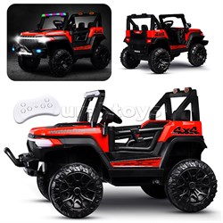 Электромобиль детский "Крутой внедорожник" (цвет красный) UT-SYB-9688