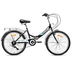Велосипед 24" Rocket City Fold S 24, цвет черный, размер 16" UT-24.FOLDS24.16BK.26