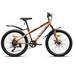 Велосипед 24" Rocket Aries 1.0 , цвет коричневый, размер 13" UT-24SD.ARIES1.13BR.25