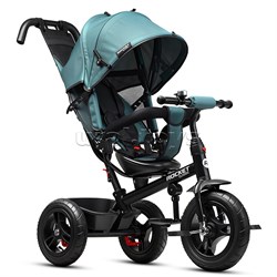 Велосипед трехколесный Rocket 137-GN, колеса надувные 12"/10", цвет зеленый UT-RO137-GN