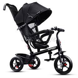 Велосипед трехколесный Rocket 136-BK, колеса EVA 10"/8", цвет черный UT-RO136-BK