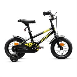 Велосипед 12" Rocket Gloss, цвет черный UT-12.GLOSS.BK.26