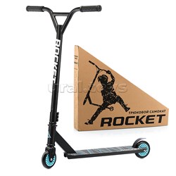 Самокат трюковый ROCKET,колеса PU/пластик 100 мм,ABEC 7 UT-R0061.LBL