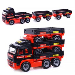 Автомобиль бортовой с двумя прицепами "MAMMOET" (в сеточке) UT-94339